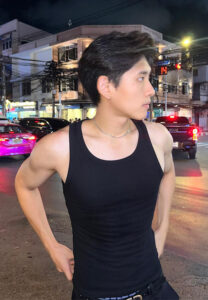 Ohmmksb-เสื้อกล้ามดำเท่